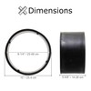 AlveyTech 10" x 4.50-5 PVC Plastic Tire Sleeve for Drift