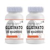 Glicinato de Magnesio 130 capsulas de 600 mg 2 frascos