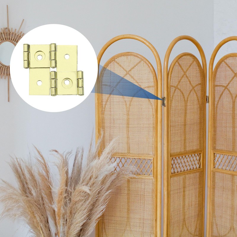 sourcing map Double Acting Hinges Folding Screen, 10Pcs 2.13" Double