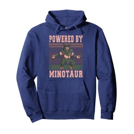 Powered by Minotaur Mythical Strength Humor Pullover Hoodie