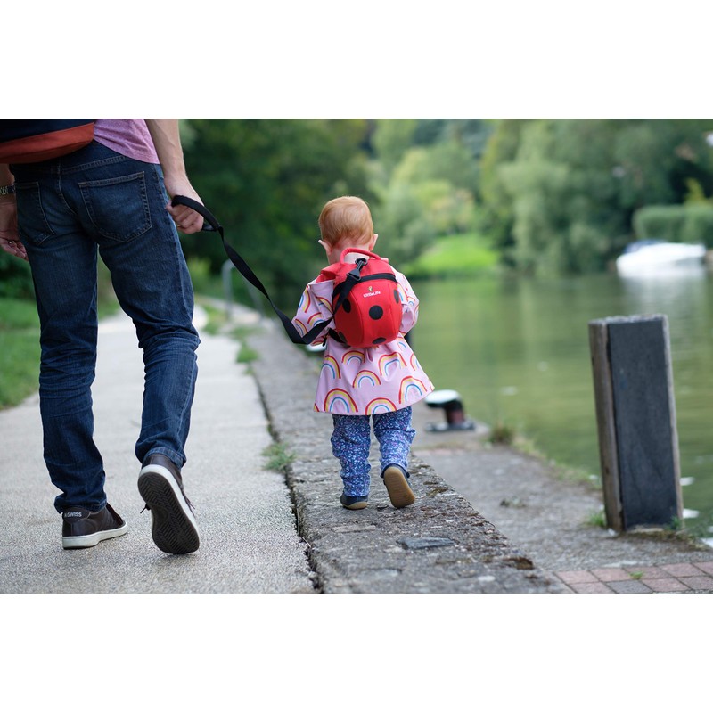 LittleLife Toddler Backpack Ladybird with Safety Reins