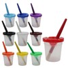 10 Pieces Spill Proof Paint Cups Kids Painting Set with