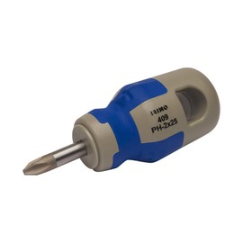 IRIMO Stubby Screwdriver PH-1x25 - Soft Grip Screwdriver for Electrical Installation, Metal Surfaces and Household Repairs