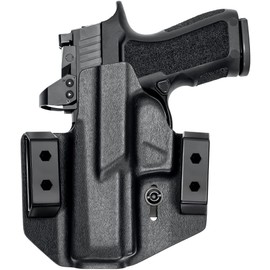 Tulster OWB Contour Holster in Right Hand fits: Sig Sauer P320 Compact/Carry/X-Series 9/40 | Optic Compatible Outside The Waistband Concealed Carry Kydex Holster