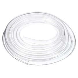 sourcing map PVC Tubing, 10mm ID x 13mm OD - 13 Feet Long Clear Vinyl Water Pipe, Lightweight Plastic Flexible Water Pipe for Aquaponics, Air Hose, Irrigation