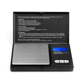 200 x 0.01g Pocket Scale- Portable Digital Scale with Back-lit LCD Display, Elite Digital Pocket Scale Mini scales 200g, Mini Digital Weighing Scale