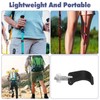 HJZHII 6 Pack Trekking Poles Quick Flip Pole Clamps with