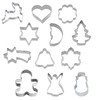 Westmark Christmas Cookie Cutter Set, 12 Pieces, 12 Different Designs,