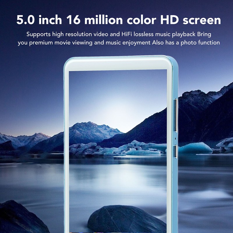 MP4 Player with Bluetooth and WiFi 5.0 Inch Full Touch