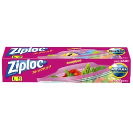 Ziploc Stock Bags, Large, Transparent, Pack of 16
