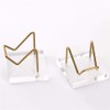 CENPEK Acrylic Display Stand Decorative Display Pedestals Acrylic Small Mineral