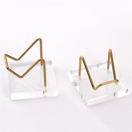 CENPEK Acrylic Display Stand Decorative Display Pedestals Acrylic Small Mineral Crystal Display Stand