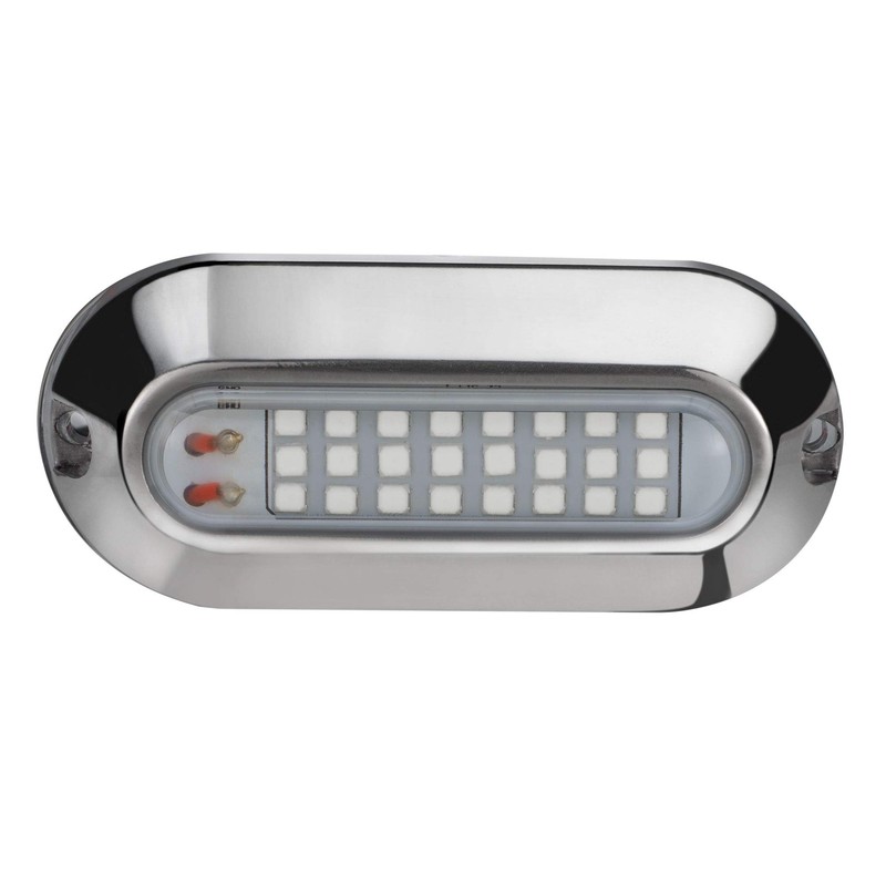 RecPro 3.5" LED Underwater Pontoon Boat Transom Light | w/