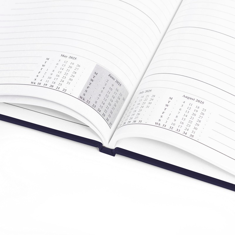 evelay 2025 Diary A4 Week to View Hardback Planner Organiser