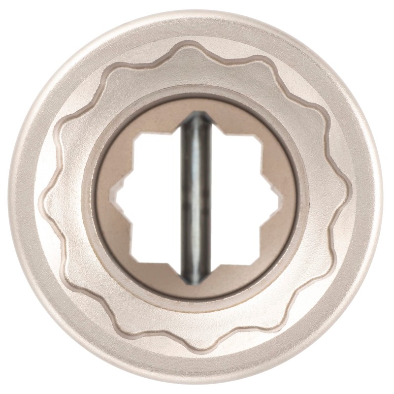 トネ(TONE) 電動タイヤレンチ専用ホイルナットコンビソケット(12角) 8ED-4121L 差込角25.4mm(1") 二面幅41×21mm