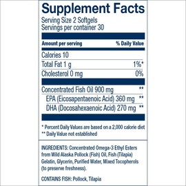 Wiley's Finest | EASY SWALLOW MINIS EPA & DHA Omega-3 60 Softgels | FÁCIL DE TRAGAR MINIS EPA Y DHA Omega-3 60 Cápsulas Blandas