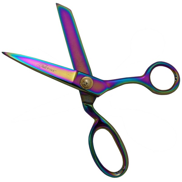 Tula Pink 726TPSERR Bent Trimmer, Silver
