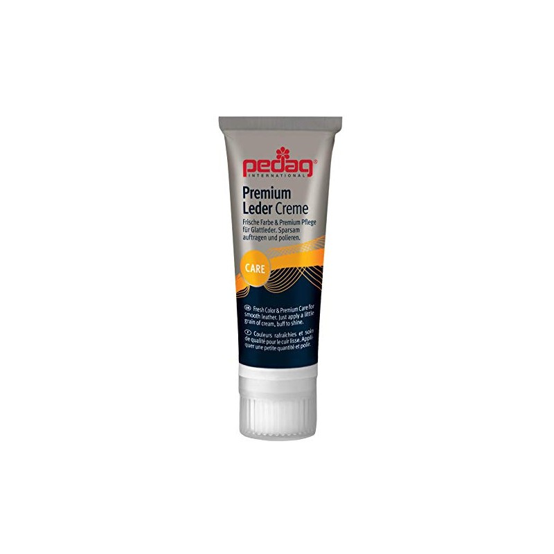 pedag Premium Shoe Cream Polish 850 in Tube with Applicator,