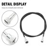 DUZFOREI 7641443183 Transmission Speedometer Cable, Replacement for Chevy TH350 TH400