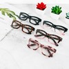REAVEE 6 Pack Oprah Style Reading Glasses for Women Men