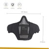 OneTigris 6" Tactical Foldable Half Face Mask Protective Mesh Mask