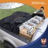 Rightline Gear Weatherproof Truck Bed Cargo Net with Built-in Tarp,