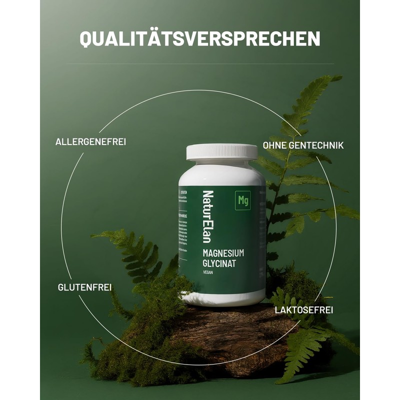 Magnesium Glycinate High Dose Capsules 270x - 300mg Magnesium per