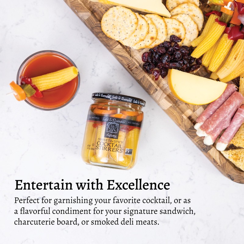 Sable & Rosenfeld Tipsy Sweet & Spicy Cocktail Stirrers 16