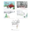 Rustic Country Christmas Note Cards / 25 5 5/8" x