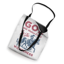 God Will Make A Way In The Wilderness Motivational Christian Tote Bag