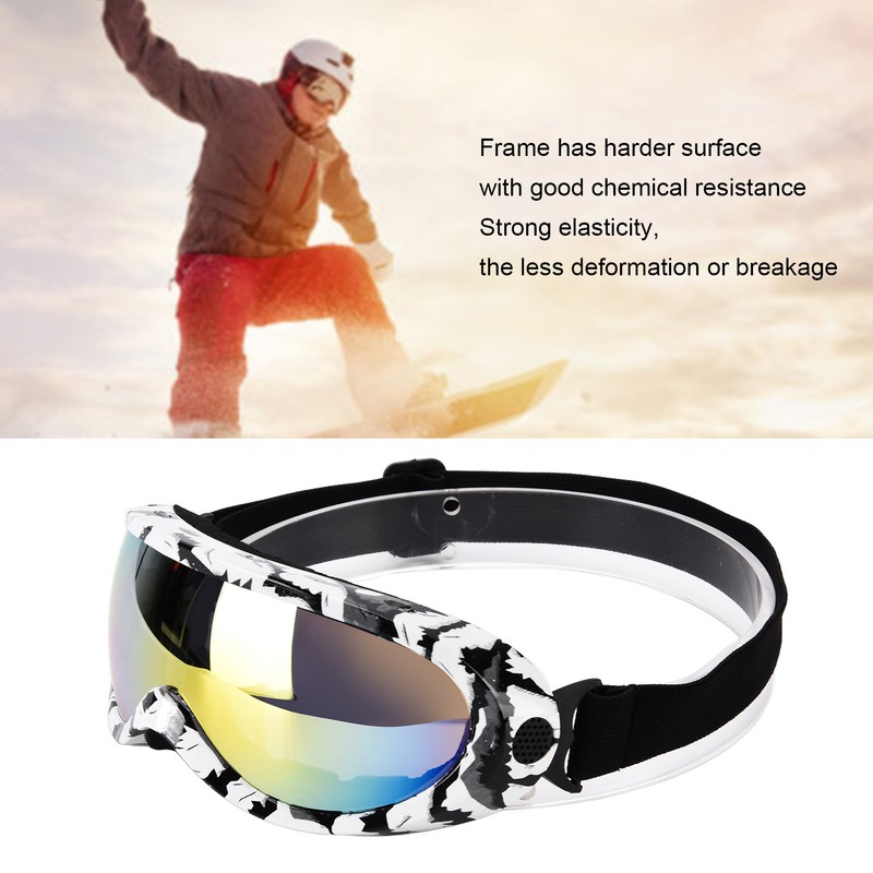 Single Layer Professional Ski Goggles Windproof Outdoor Riding UV Protection