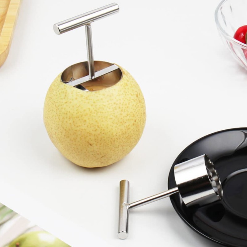 Gatuida 2pcs Apple Corer Pepper Remover Corer Remover Apples Peeler