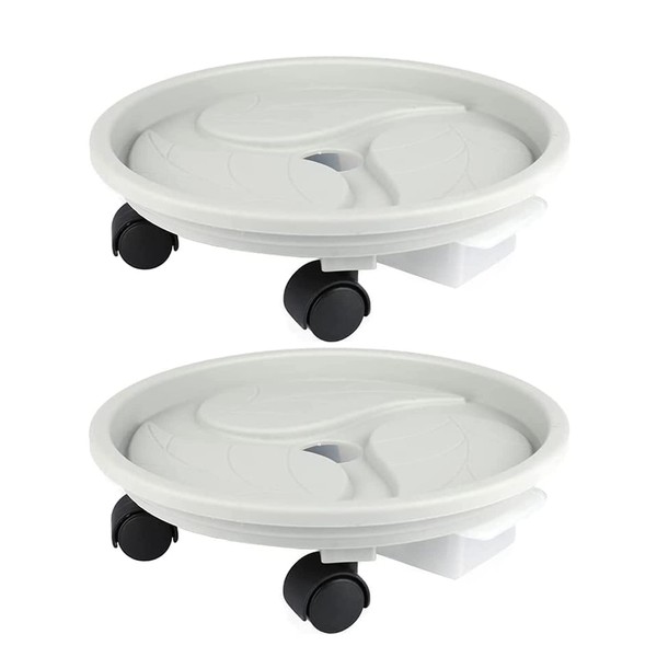 10 Inch Plant Caddy with Wheels & Water Container, 10.4"