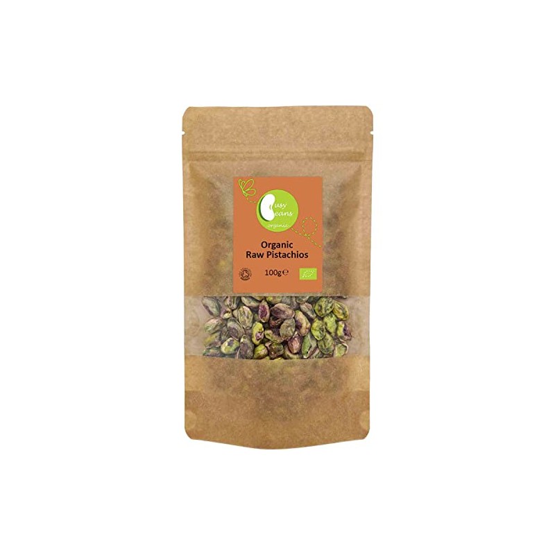 Organic Raw Pistachios by Busy Beans Organic (100g)