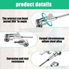 2 PCS 90 Degree Right Angle Drill Attachment Set, 105