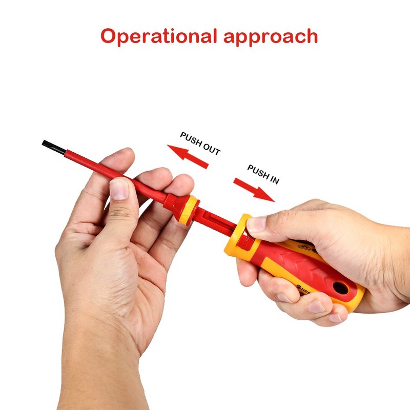 Changeable Insulated Screwdrivers Set, Weytoll Magnetic Screwdriver Set, 13 Pieces