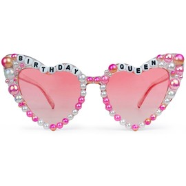 FADXIN Birthday Glasses for Women，Birthday Queen Sunglasses for Happy Birthday Party Gifts