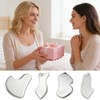Gua Sha, Gua Sha Facial de Acero Inoxidable, Herramienta para