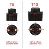 ALOPEE T10 Twist Lock Socket 194 168 Wedge Base Holder