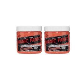 Manic Panic Dreamsicle Pastel Classic Cream, Vegan, Cruelty-Free, Orange, Semi-Permanent Hair Dye, 2 x 118 ml