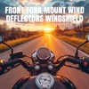 AC-MTORC Front Fork Mount Wind Deflectors Windshield for Harley Touring