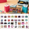 Metacipher 70 Pcs Retro Music Keychains Bulk 80s Music Party