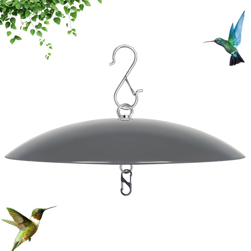 andergi 13" Bird Feeder Rain Guard, Hummingbird Feeder Shade Dome