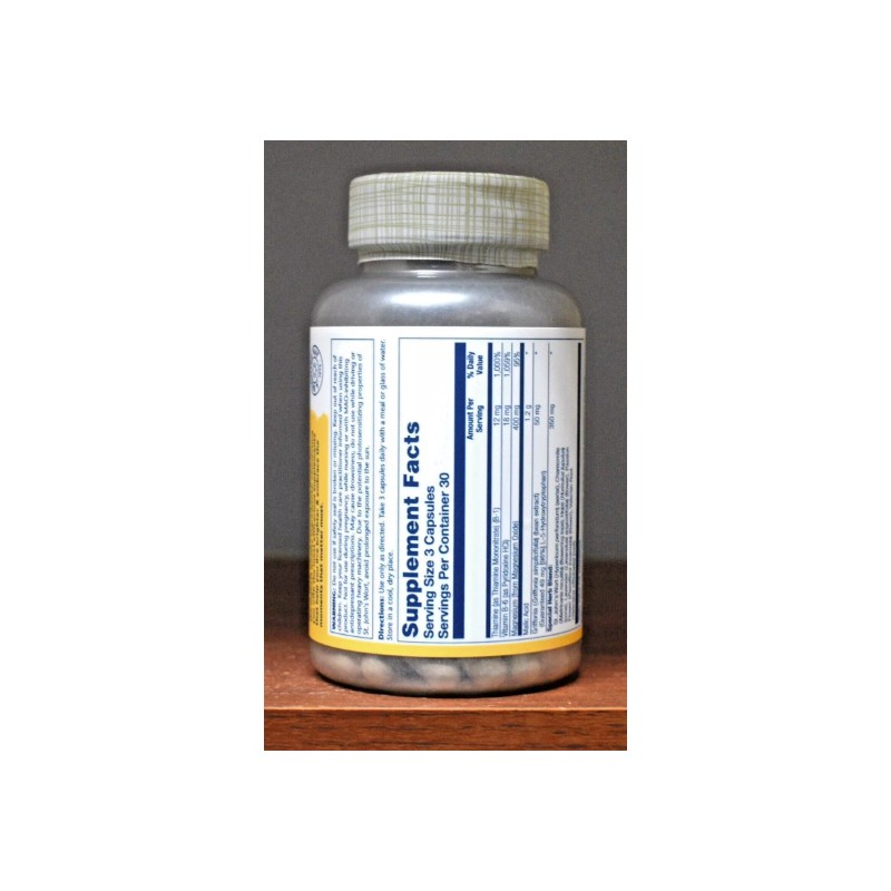 Solaray Malic Acid Magnesium 400 mg 90 Capsules Energy Muscle