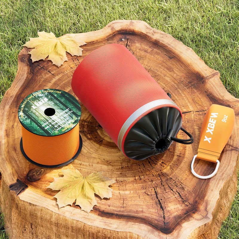 X XBEN Arborist Throw Line Kit with Slick Rope &