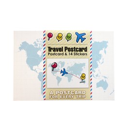 SUCK UK World Travel Postcard