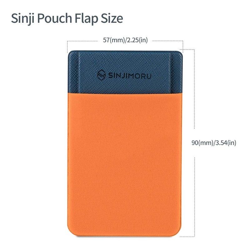 Sinjimoru Smartphone Back Card Holder, Sinji Pouch Flap