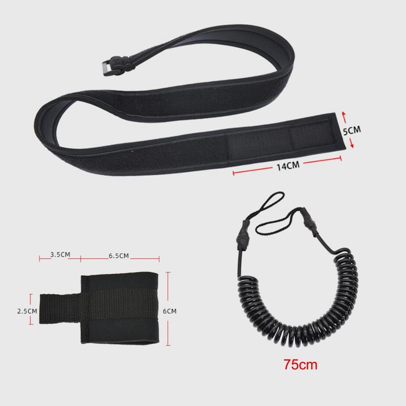 Harilla Surfboard Leash, Comfortable Leg Strap, Quick Release Safety Leash,