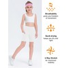 Haloumoning Girls Volleyball Spandex Shorts Kids Athletic Biker Dance Gymnastics