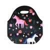 Wrapables® Insulated Neoprene Lunch Bag, Unicorns